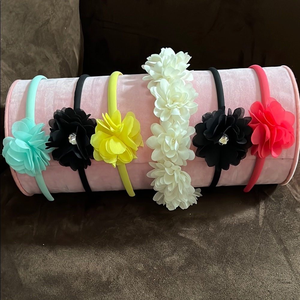 Floral Headband Set for Kids - Multicolor